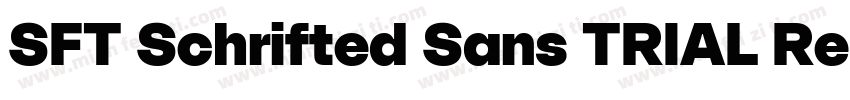 SFT Schrifted Sans TRIAL Regular Co字体转换